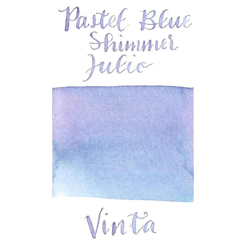 Vinta Inks - Pastel Blue Shimmer - Julio 1991