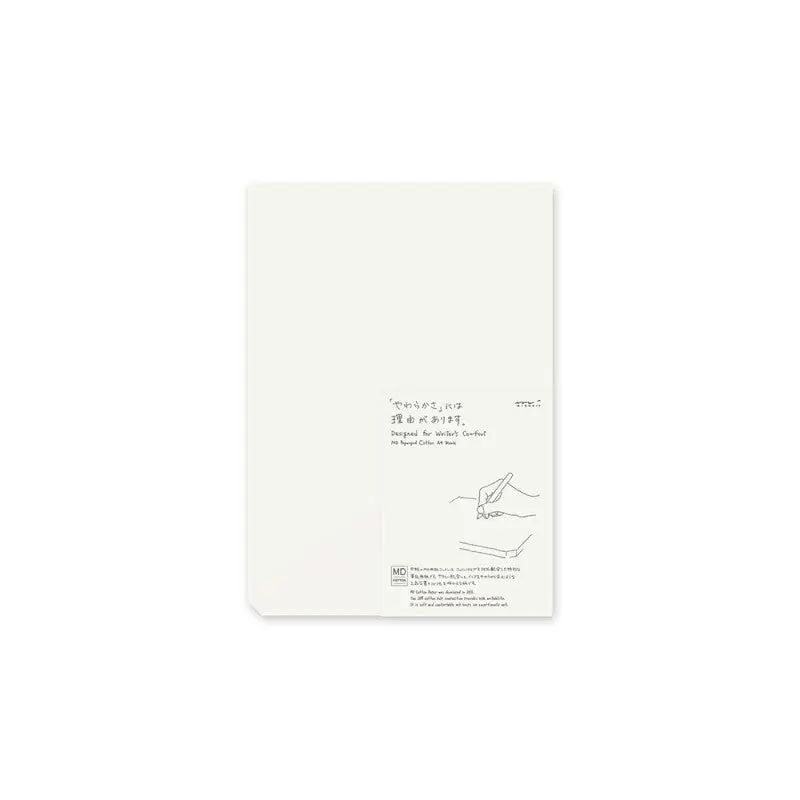 Midori MD A4 Cotton Paper Pad- Blank