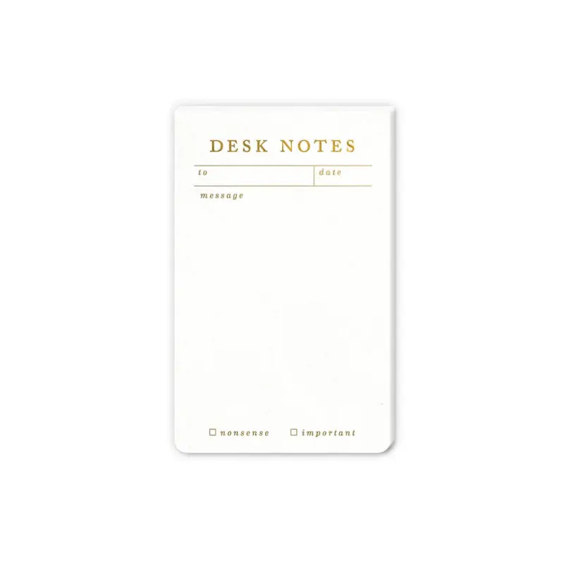 Smitten On Paper Desk Notes Notepad