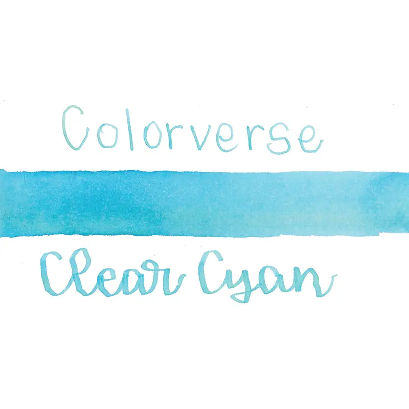 Colorverse Project No. 007 Clear Cyan