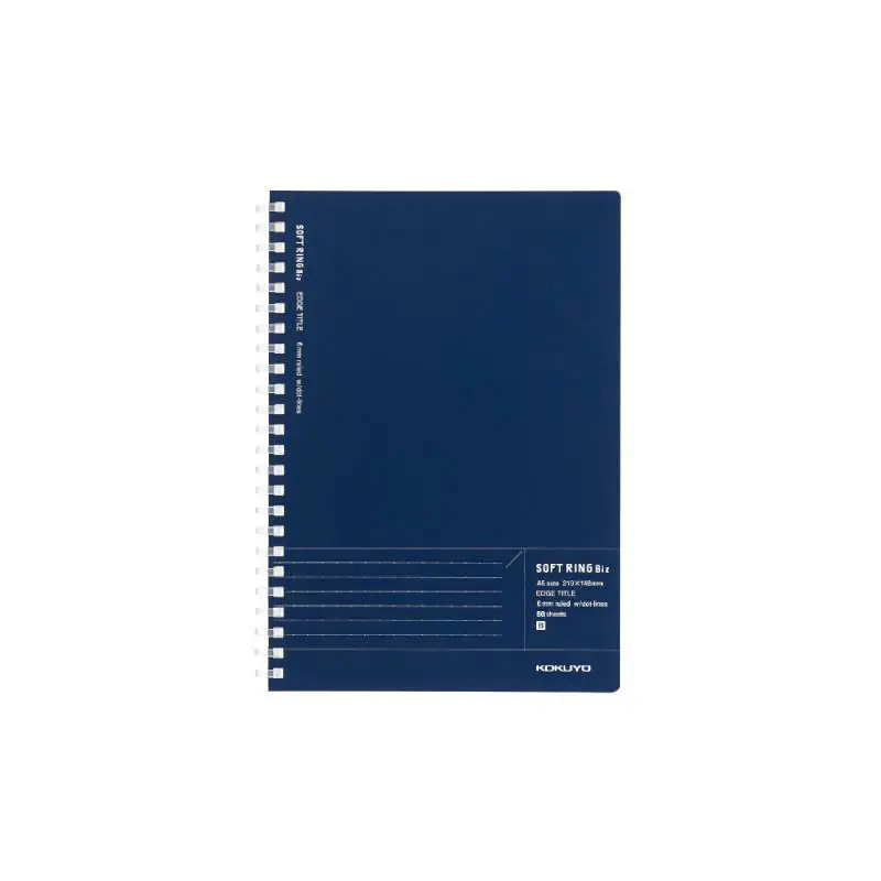 Kokuyo Biz A5 Soft Ring Notebook- Navy