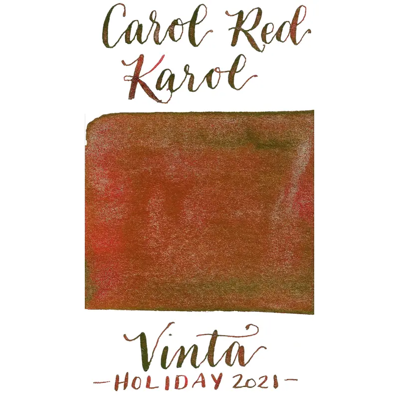 Vinta Inks - Carol Red Shimmer - Karol 1990