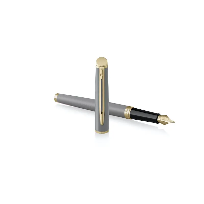 Waterman Hmisphre Fountain Pen - Stone Grey with Gold Trim