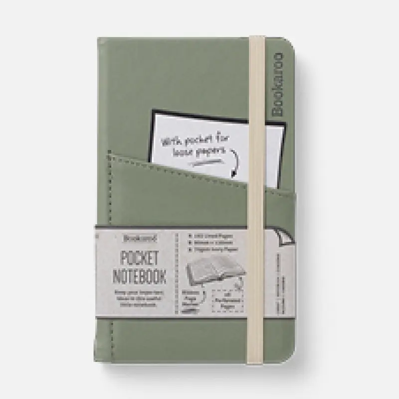 If Bookaroo  A6 Pocket Notebook - Fern
