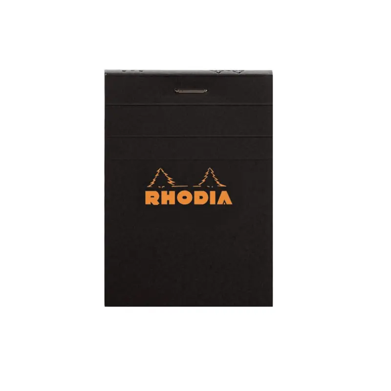 Rhodia #10 Classic Staplebound Notepad - Black