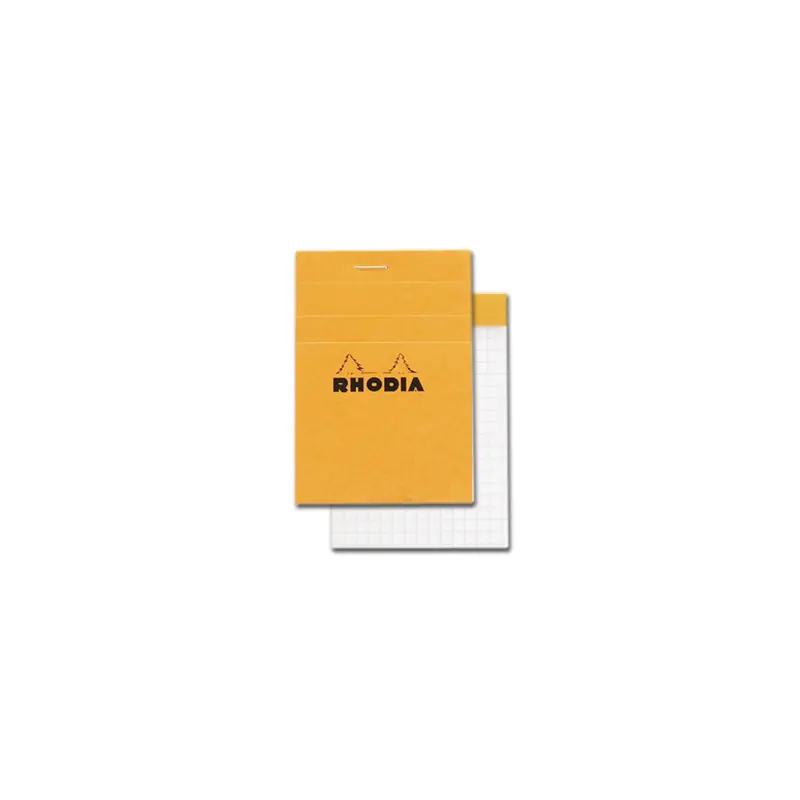 Rhodia #11 Classic Staplebound Notepad - Orange