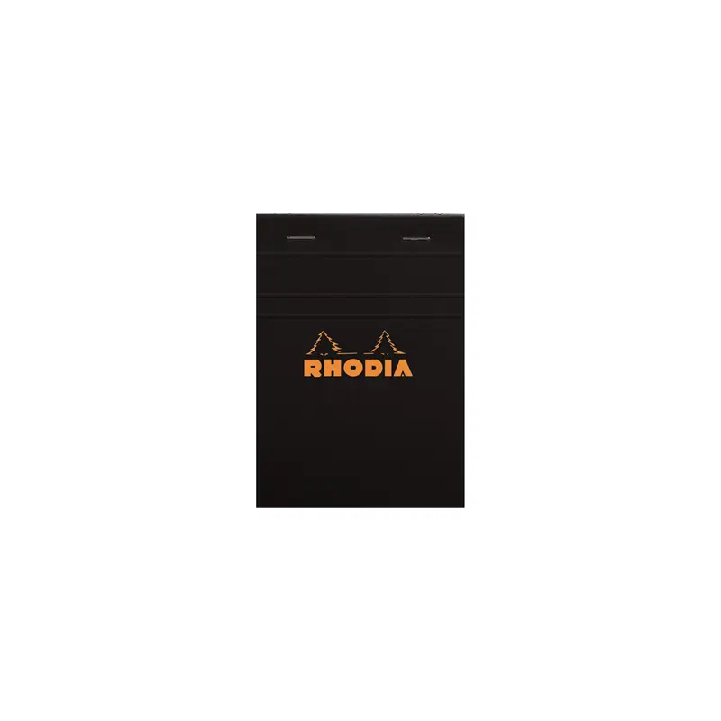 Rhodia #12 Classic Staplebound Notepad - Black