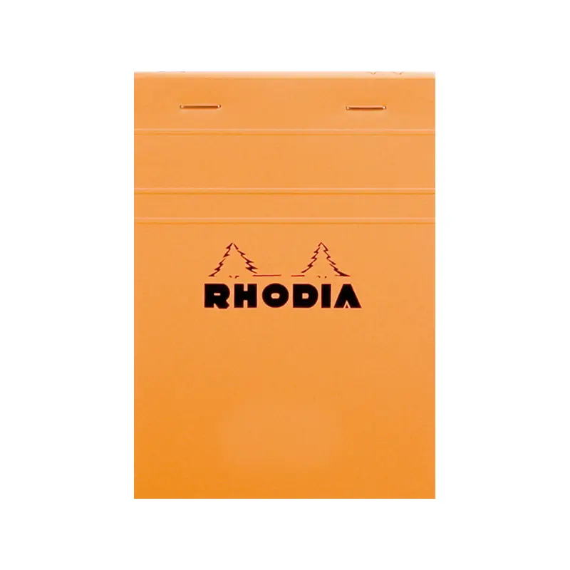 Rhodia #13 Classic Staplebound Notepad - Orange