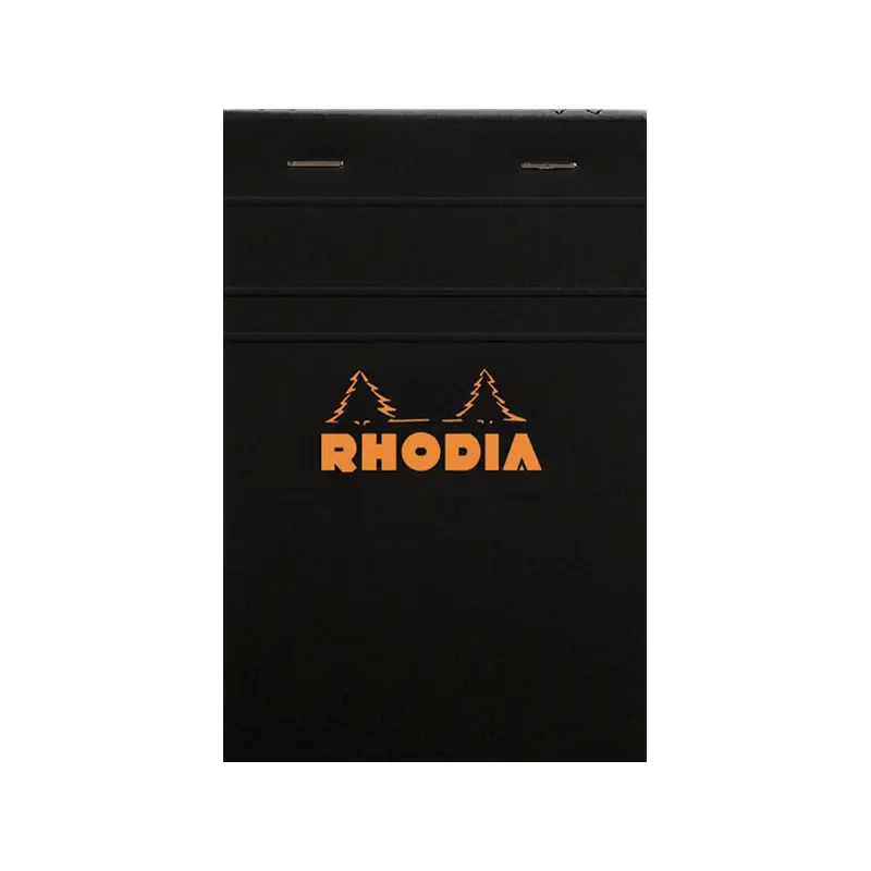 Rhodia #14 Classic Staplebound Notepad - Black
