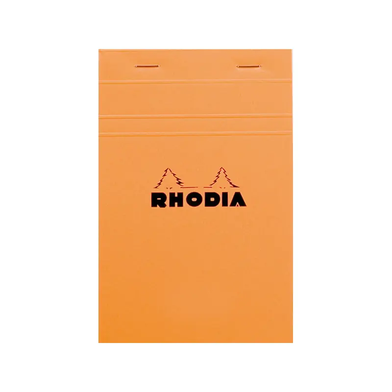 Rhodia #14 Classic Staplebound Notepad - Orange