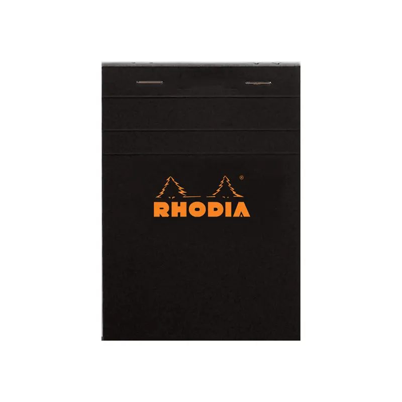 Rhodia #16 Classic Staplebound Notepad - Black