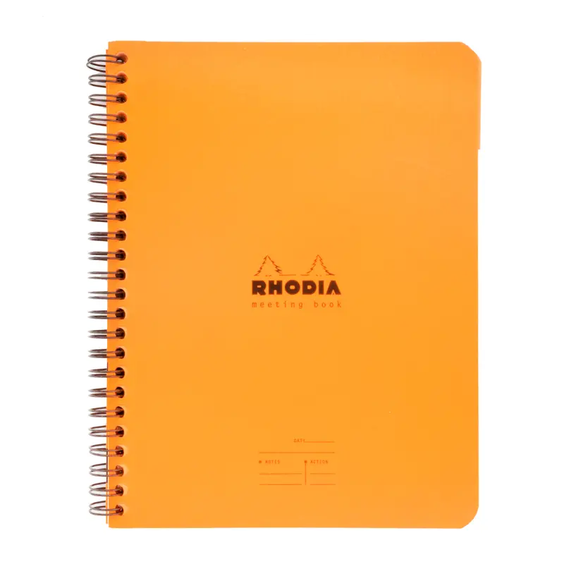 Rhodia A5 Meeting Book- Orange