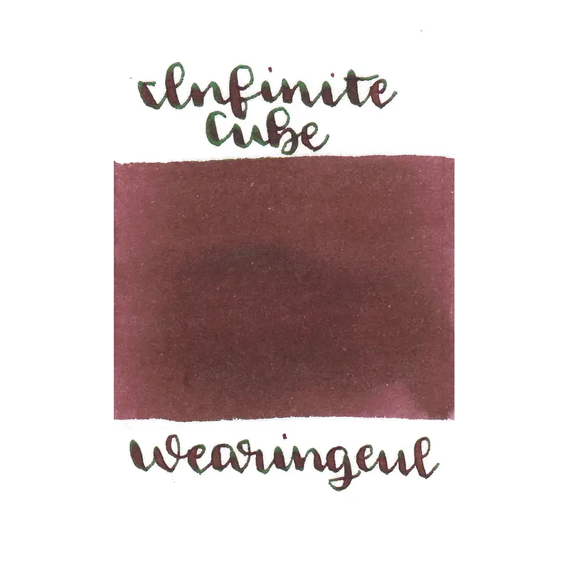 Wearingeul Architecture Infinite Cube Ink