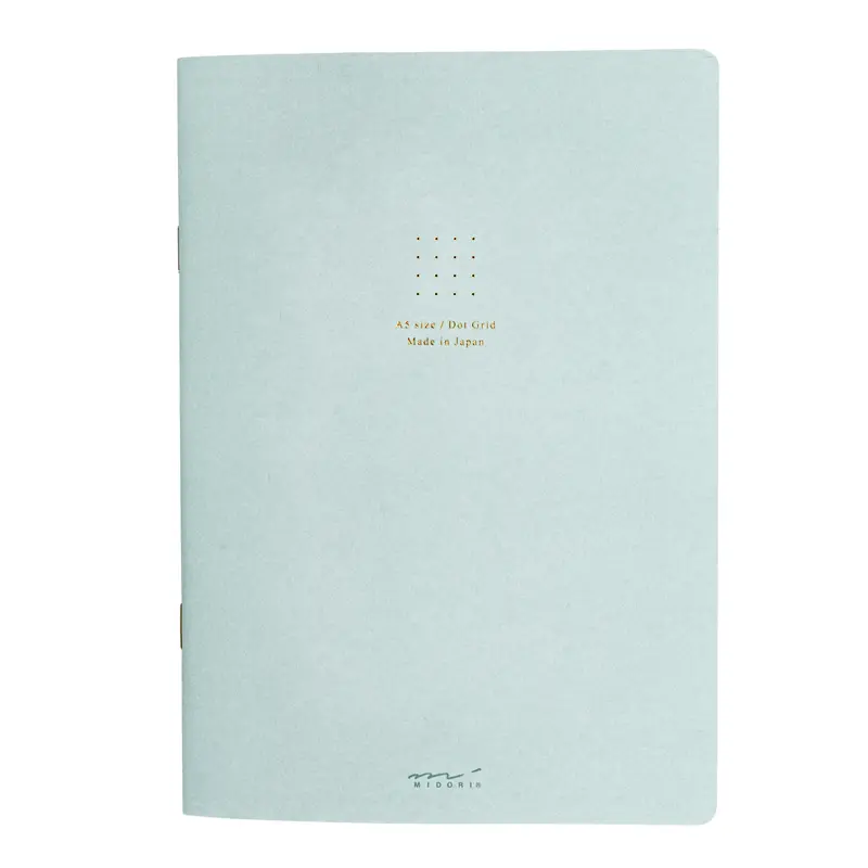 Midori A5 Dot Grid Notebook - Blue