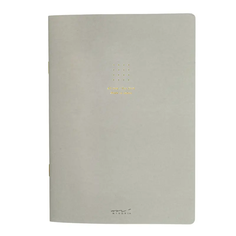 Midori A5 Dot Grid Notebook - Gray