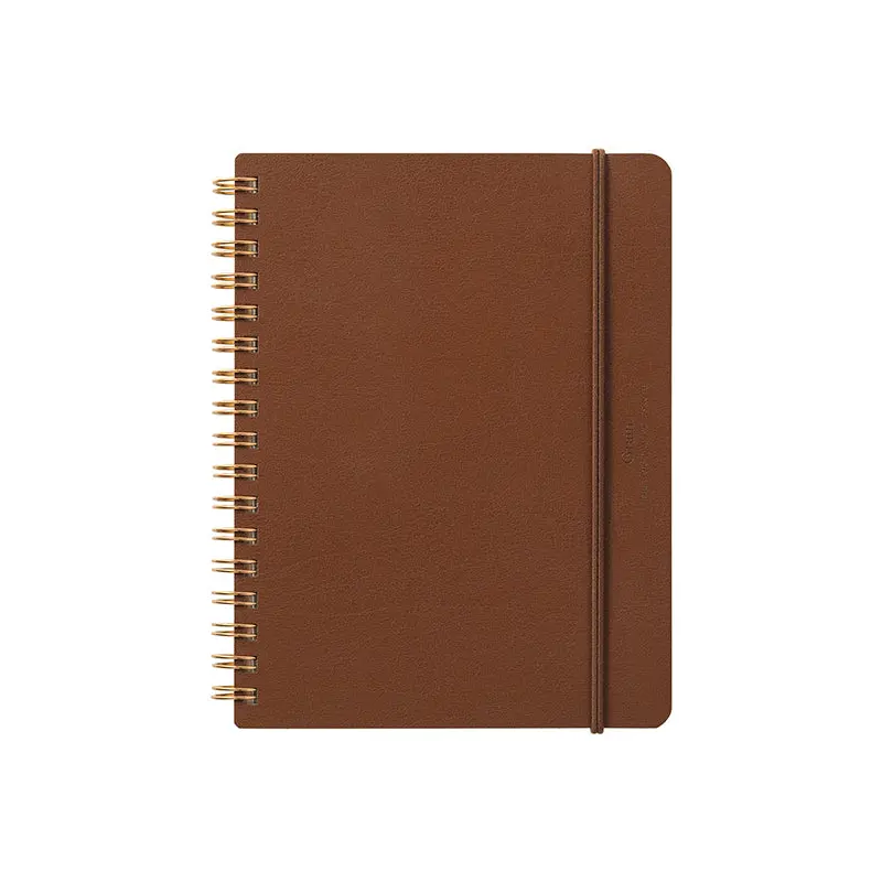 Midori Grain B6 Notebook- Dark Brown