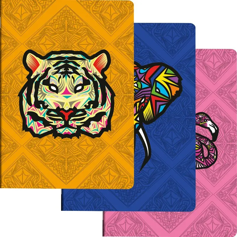 Clairefontaine Sauvage by Baro Sarre A5 Side Staplebound Notebook- Lined