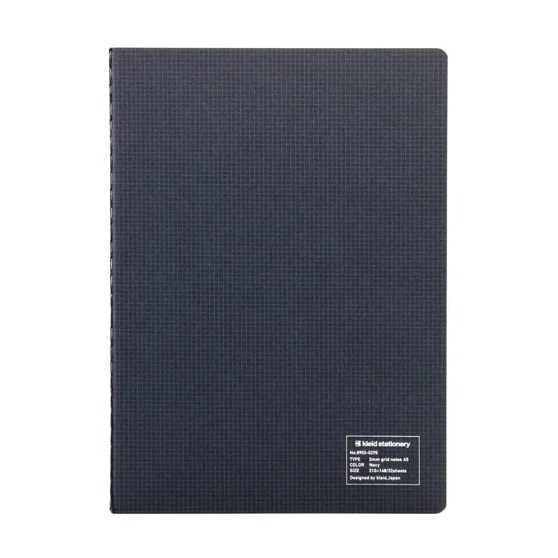 Kleid 2mm Grid Notes A5- Navy