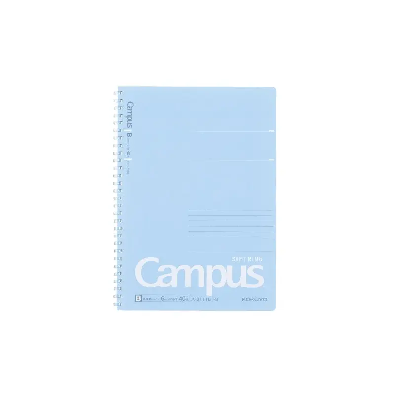 Kokuyo Campus Soft Ring B5 Notebook- Spring Blue