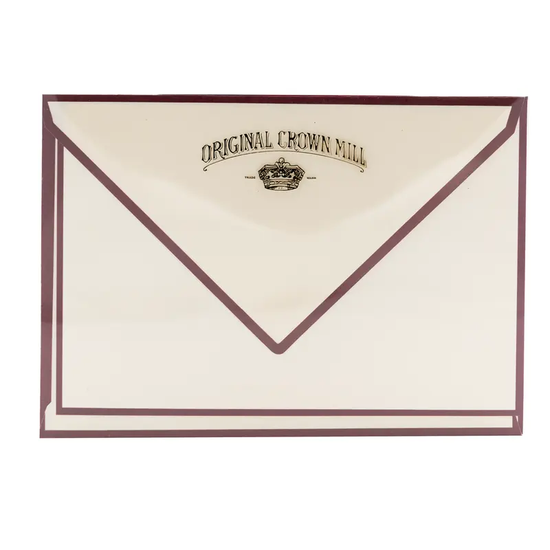 Original Crown Mill Color Edge Note Cards