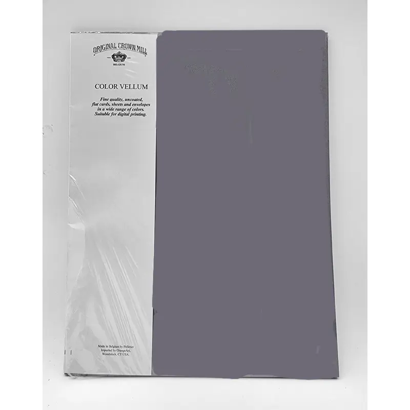 Original Crown Mill Color Vellum 8.5" x 11" Sheets