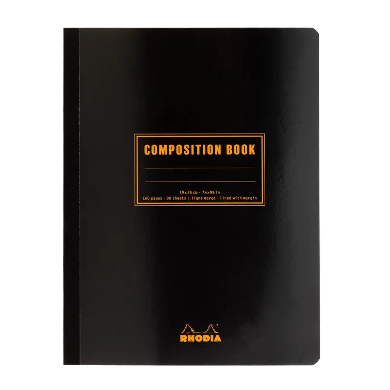 Rhodia Composition Notebook Black - Lined