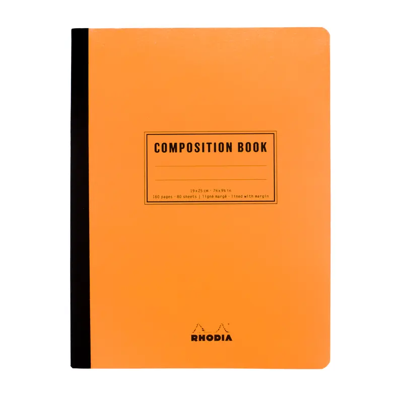 Rhodia Composition Notebook Orange - Lined