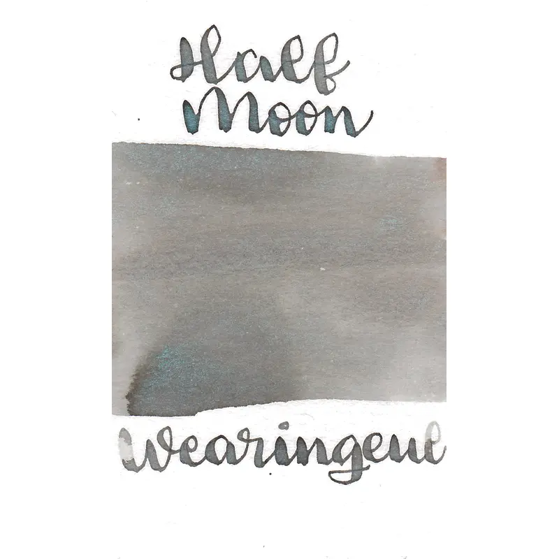 Wearingeul - Winter Shimmer Ink Half Moon with Dimmed Light