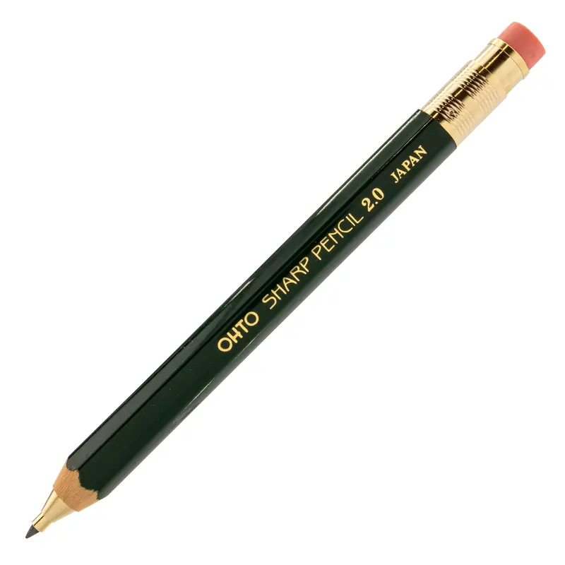 OHTO Wooden 2mm Mechanical Pencil- Green