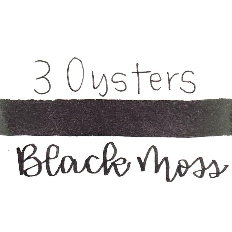 3 Oysters Ink - Delicious Black Moss