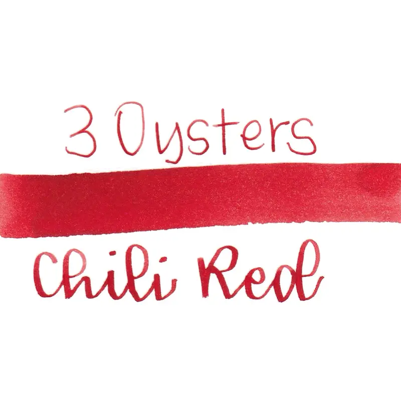 3 Oysters Ink - Delicious Chili Red
