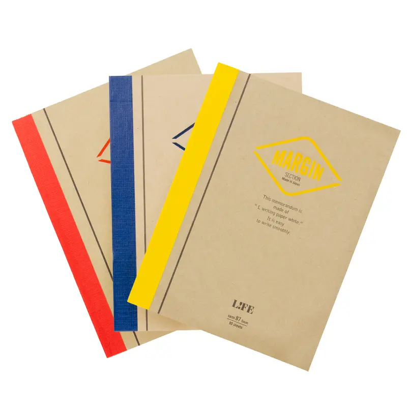 Life Stationery Margin B7 Side Bound Notebook