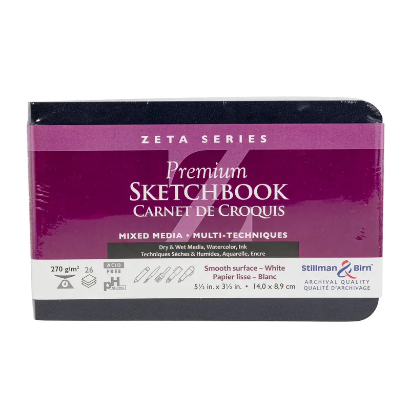Stillman & Birn (clairefontaine) Zeta Series  Sketchbook-Landscape