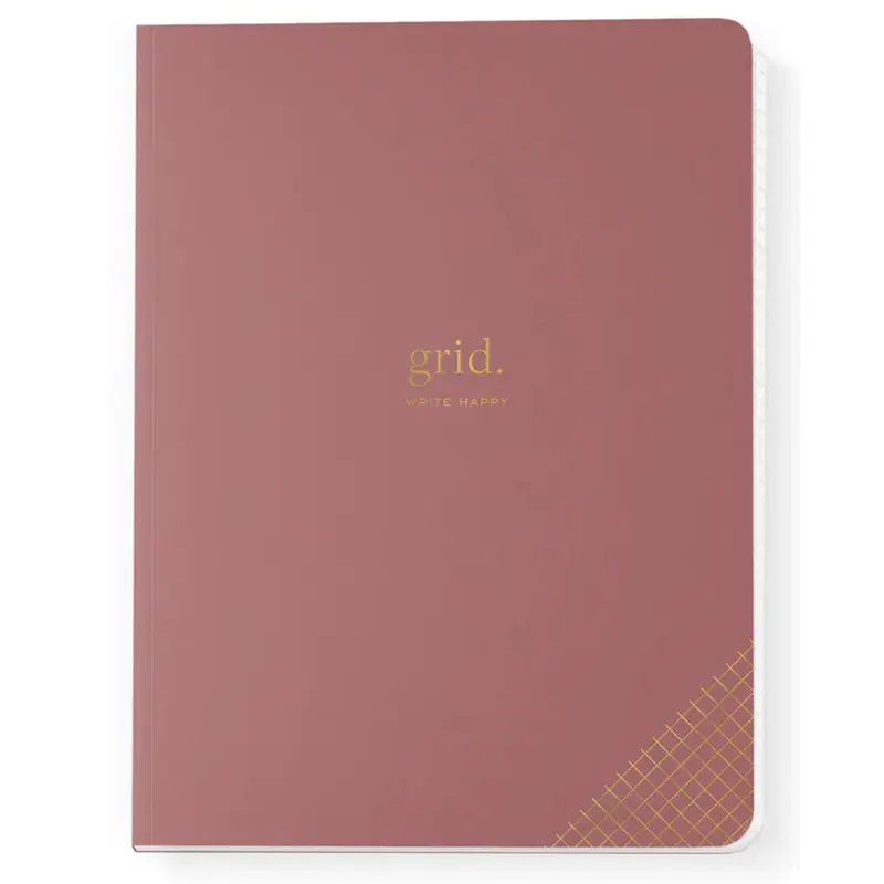 Smitten On Paper Grid Composition Notebook