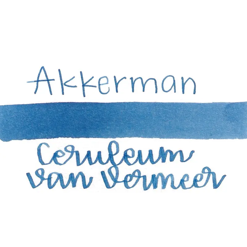 Akkerman Ink Dutch Masters 01 Ceruleum blauw van Vermeer