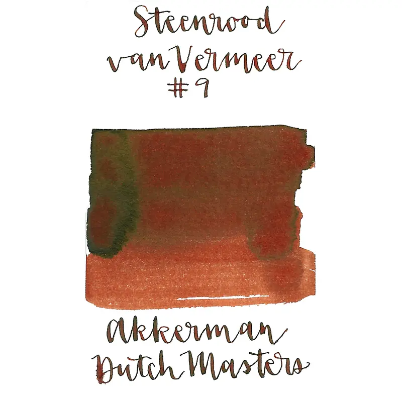 Akkerman Ink Dutch Masters 09 Steenrood "Red Stone" van Vermeer