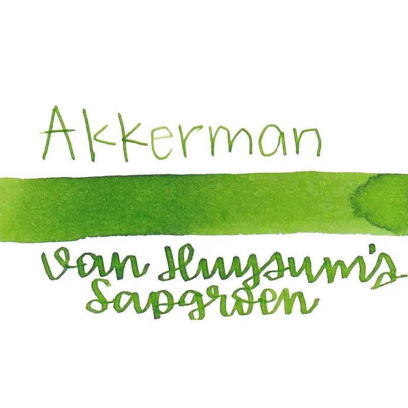 Akkerman Ink Dutch Masters 10 van Huysum's sapgroen "sap green"
