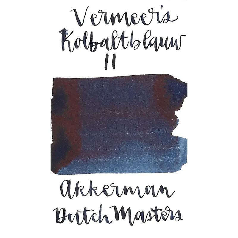 Akkerman Ink Dutch Masters 11 Vermeer's Kobaltblauw "Cobalt Blue"