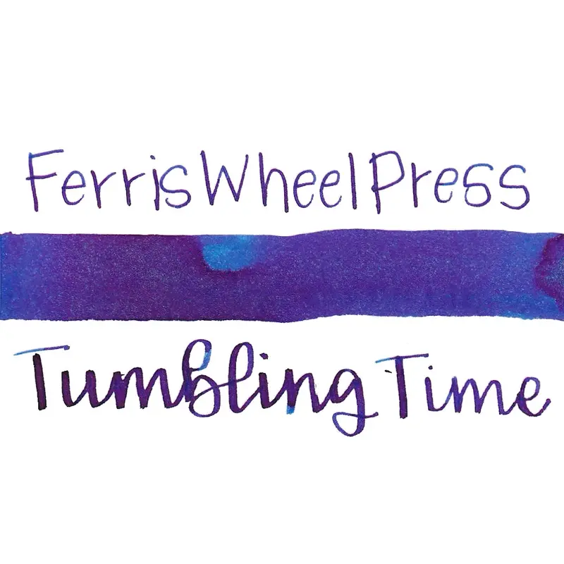 Ferris Wheel Press Down the Rabbit Hole - Tumbling Time Blue