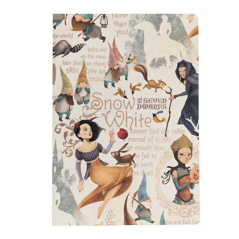 San Lorenzo A5 Softcover Journal Ruled - Snow White
