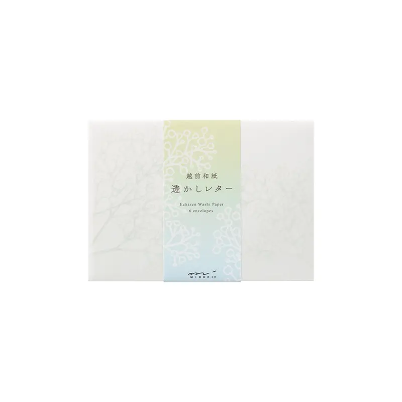 Midori Watermarks Baby's Breath Envelopes