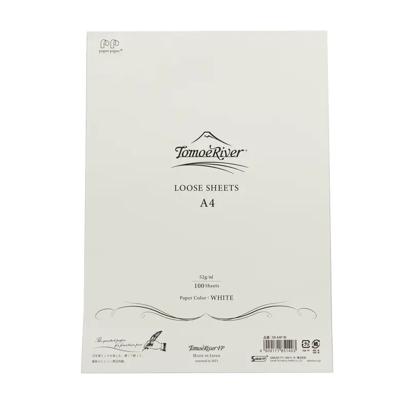 Sakae TP Tomoe River A4 - 52gsm - 100 Loose Sheets Blank