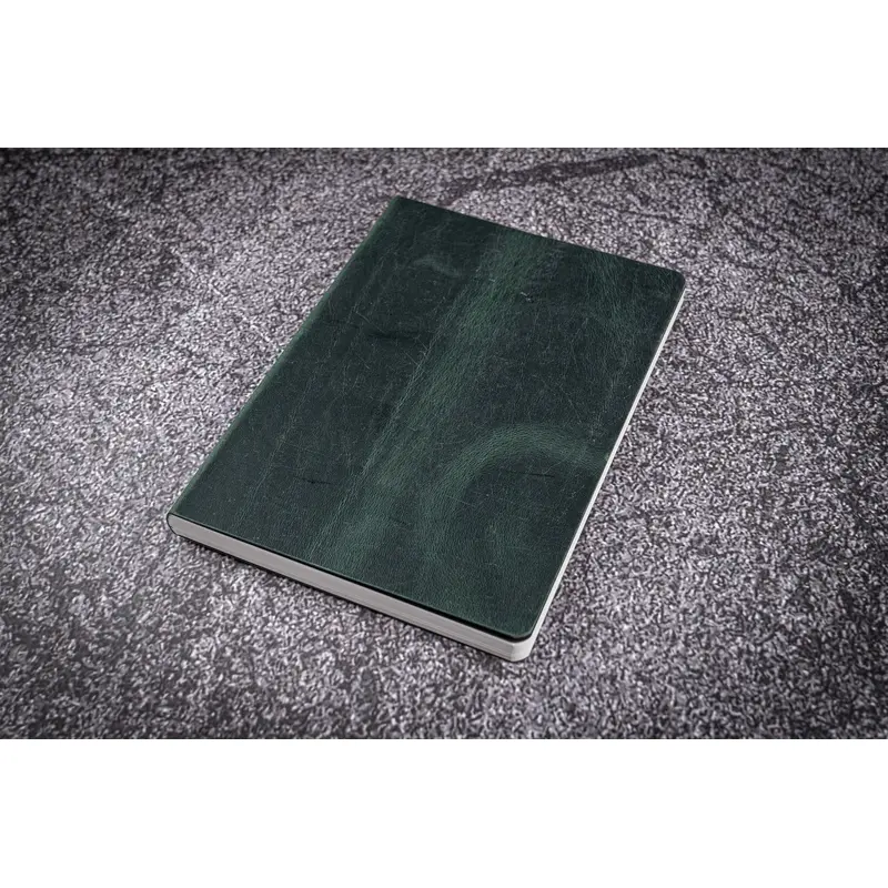 Galen Leather Co. Leather Notebook - Tomoe River Paper - B6 Crazy Horse Green