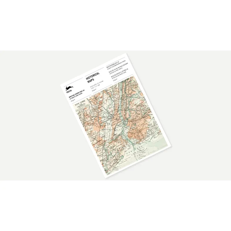Pepin Notepad A4 - Historical Maps