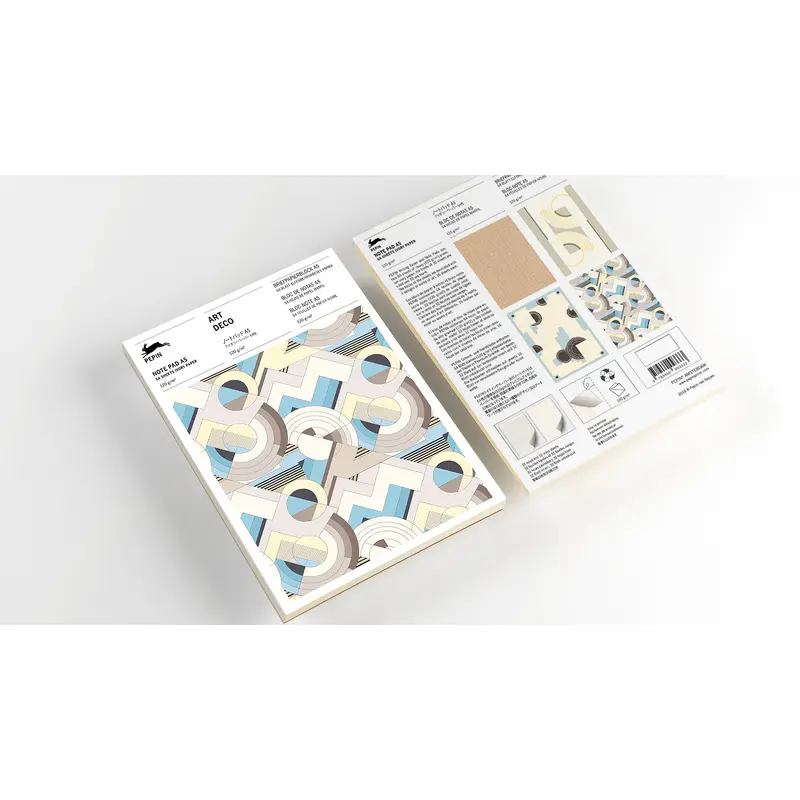 Pepin Notepad A5 - Art Deco