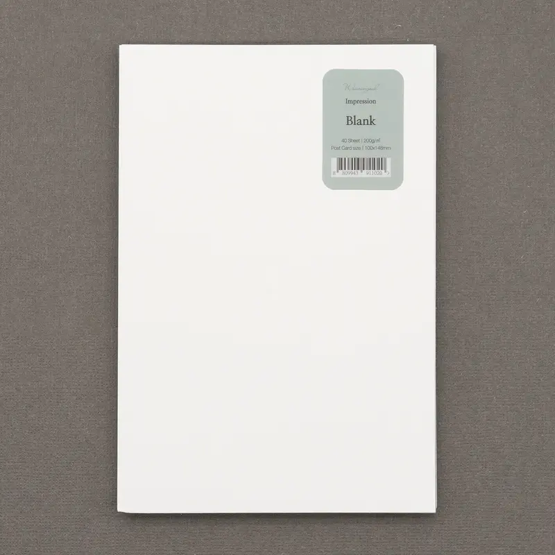 Wearingeul Impression Paper Post Card - Blank