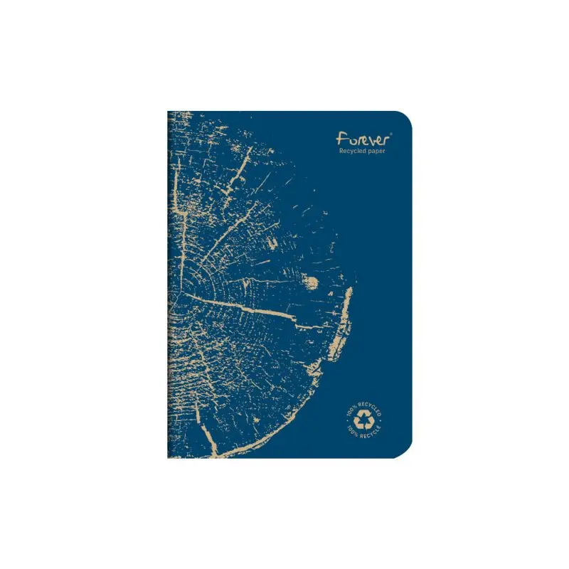 Clairefontaine Forever A5 Side Staple Bound Lined 100% Recycled Paper