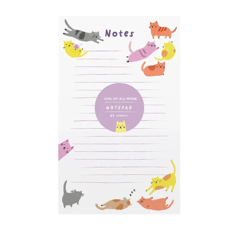 Girl of ALL WORK - Cats Notepad
