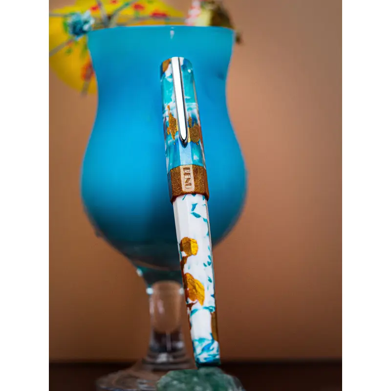 BENU Euphoria Blue Hawaiian Fountain Pen