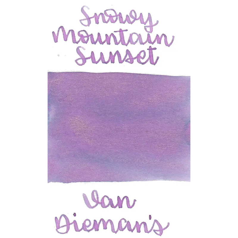 Van Dieman's Tasmania- Snowy Mountain Sunset